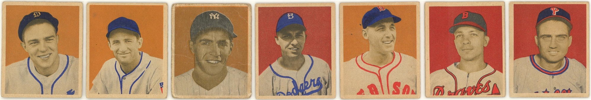 1949 Bowman Collection (25) Including Hodges and Rizzuto